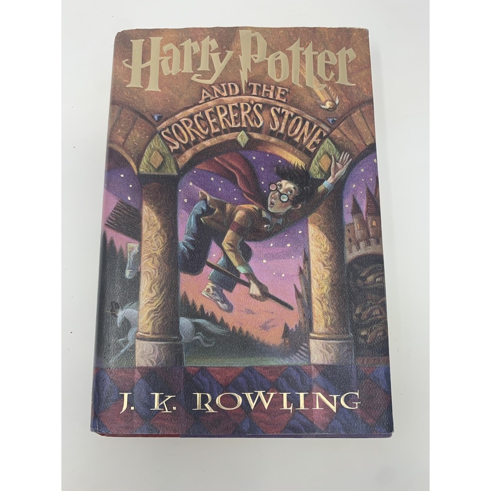 HARRY POTTER‎ AND THE SORCERER'S STONE 1st American Edition Purple Diamond